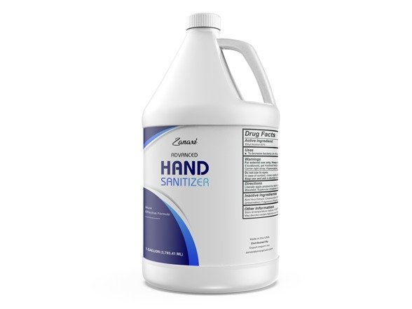 Ethyl Alcohol Advanced Hand Sanitizer, 1 Gallon (128 oz.) or 5 Gallons (640 oz.)
