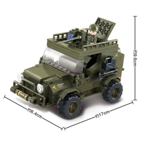 Sluban ARMY M38-B0299 Jeep Building Blocks Set