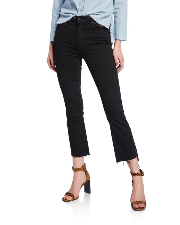 Insider Crop Step Fray Jeans, Not Guilty