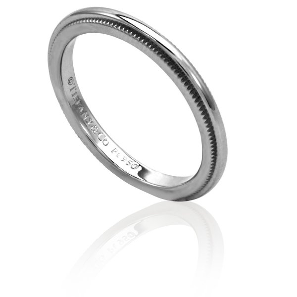 Tiffany Classic Milgrain Wedding Band Ring