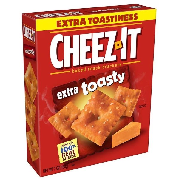 Cheez-ItBaked Snack Cheese Crackers Extra Toasty7.0OZ