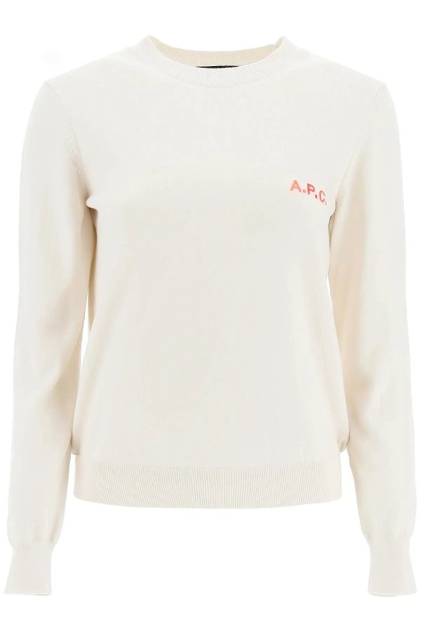 pullover with embroidered logo