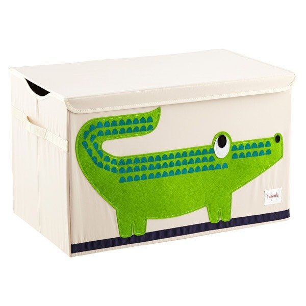 3 Sprouts Crocodile Toy Storage Box with Handles