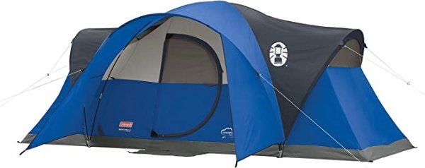 Camping Tent | 8 Person Montana Cabin Tent with Hinged Door