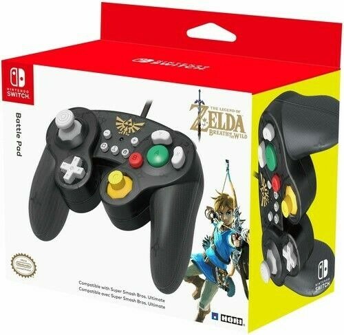 HORI Battle Pad Gamecube Style Controller - Zelda Edition for Nintendo Switch