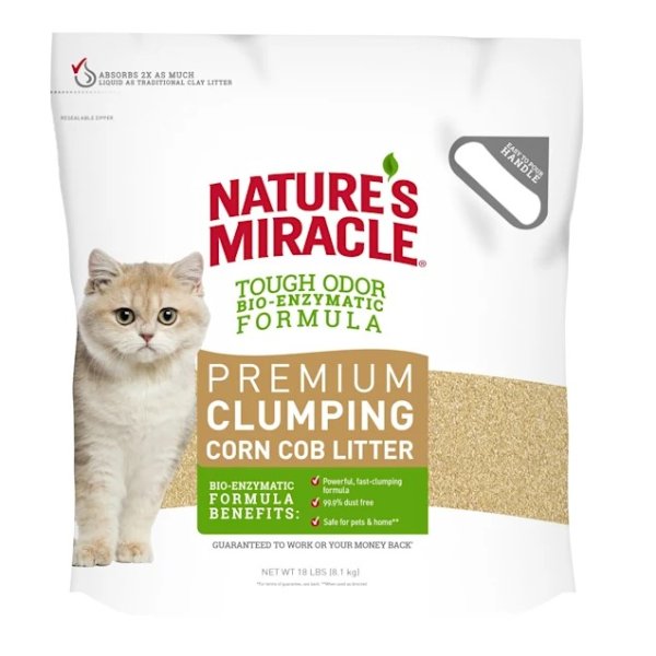 Nature's Miracle玉米猫砂 18 lbs.