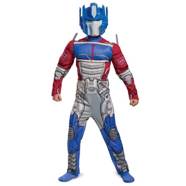 Disguise Hasbro Transformers Boys Optimus EG Muscle Halloween Costume