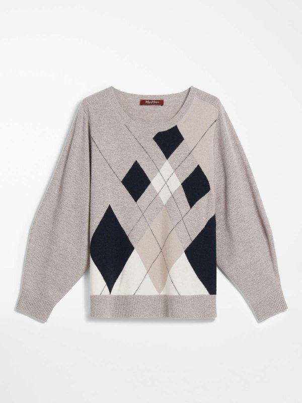 Cashmere and wool jumper, turtledove -