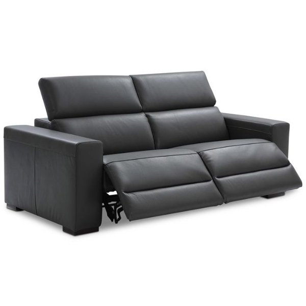 Nevio 82" 2pc Leather Sofa with 2 Power Recliners, Created for Macy's