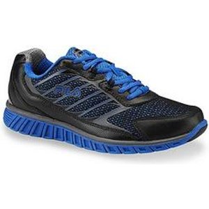 Fila Men's Hyper Split 4 Black/Blue/Gray Running Shoe