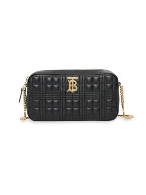 - TB Quilted Leather Camera Bag