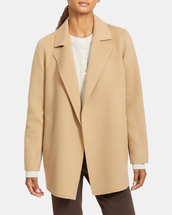 Sileena Coat in Double-Face Wool-Cashmere