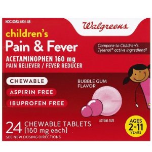 Walgreens Kids Pain/Fever  Reliever