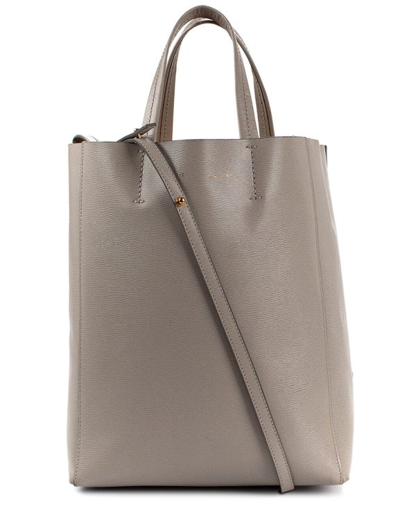 Clay Calfskin Leather Small Vertical Cabas Tote, NWT (Authentic Pre-Owned) / Gilt