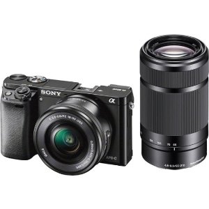 黒五价：Sony a6000 机身 + 16-50&55-210mm 镜头