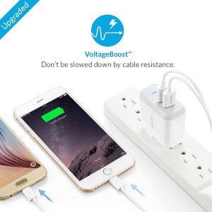 Anker PowerPort 2 (24W 2-Port Charger with Foldable Plug)