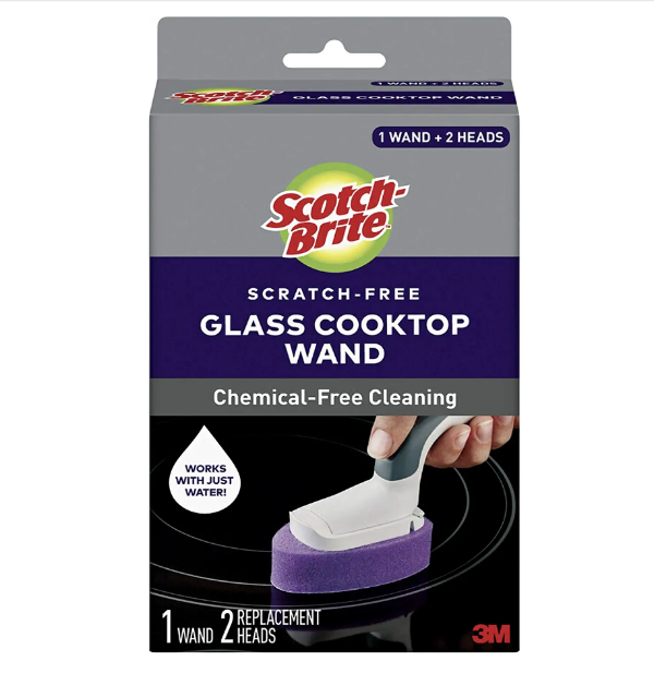 Glass Cooktop Wand with Refill Pads