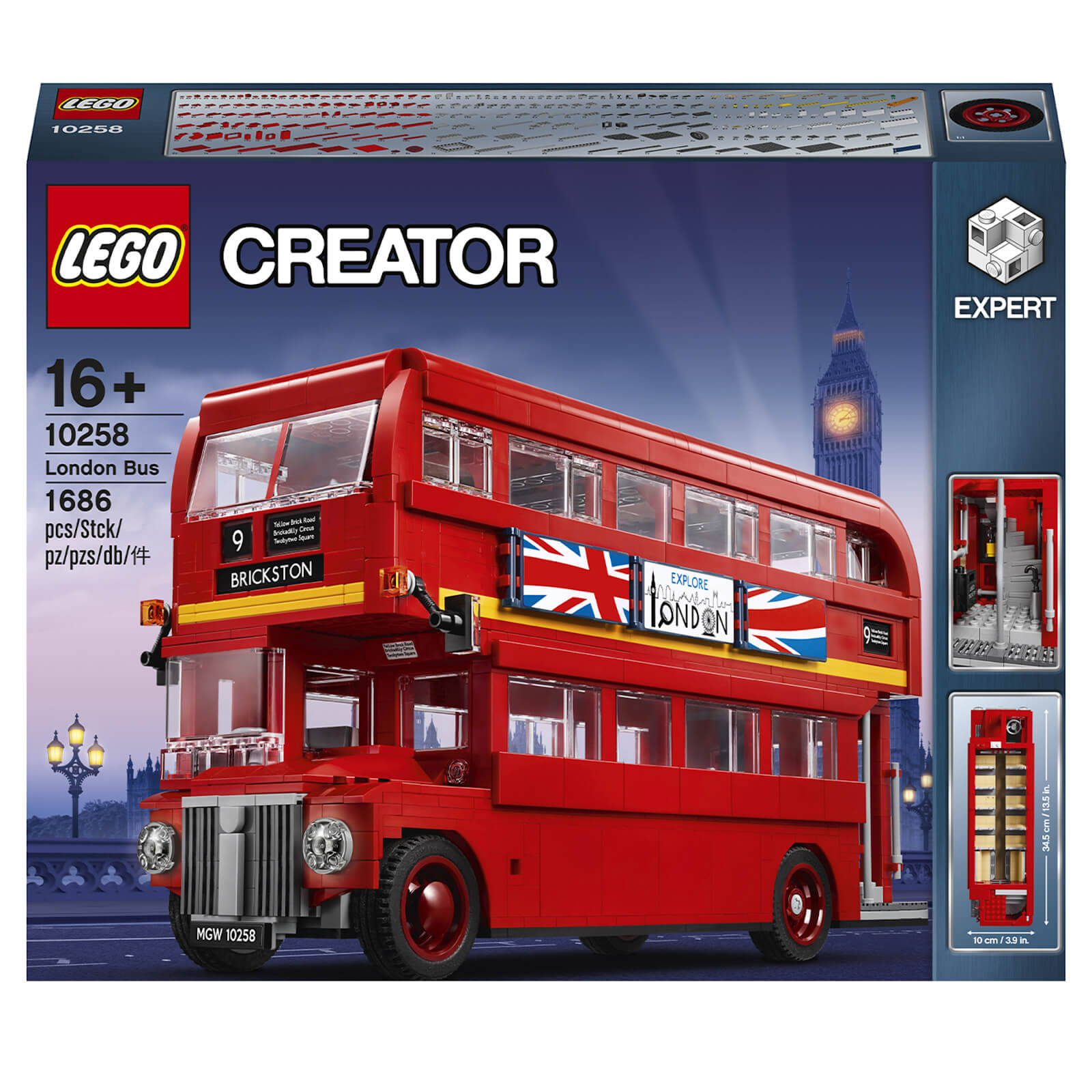 LEGO Creator Expert: 伦敦巴士 (10258)											Toys										| Zavvi US