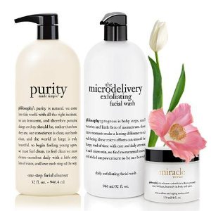 with Orders over $35 @ philosophy