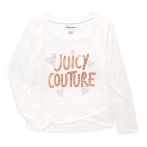 Juicy Couture Little Girl's & Girl's Logo Cotton Tee