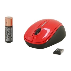 Microsoft 3500 Red USB BlueTrack Mouse
