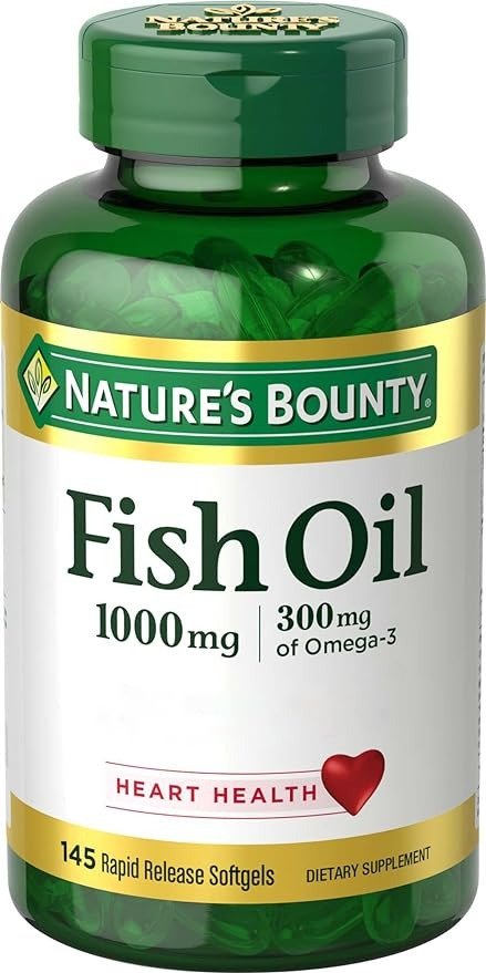 Fish Oil Omega-3 1000 mg Softgels 145 ea