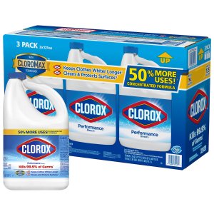 Clorox 漂白消毒液超值3桶装 121盎司