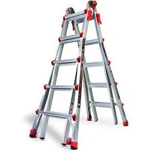 Little Giant Ladder Systems 15422-001 Velocity 300-Pound Duty Rating Multi-Use Ladder, 22-Foot 