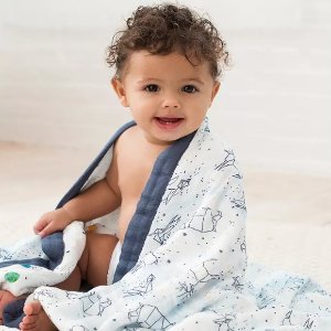 超后一天：Aden and Anais 婴儿包巾、睡衣、围嘴等热卖 柔软亲肤