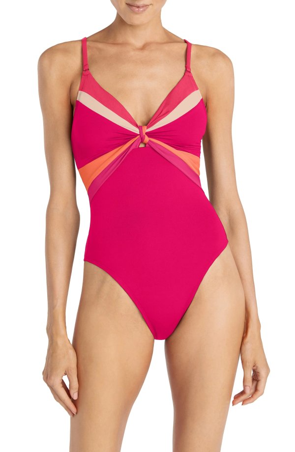 Billie Knotted One-Piece Swimsuit