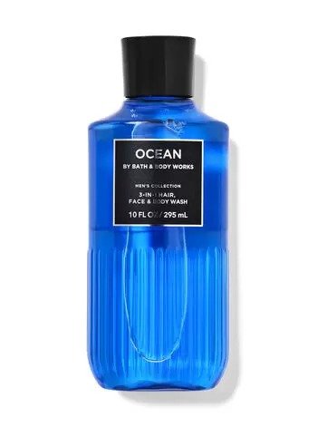 Mens Ocean 3-in-1 Hair, Face & Body Wash