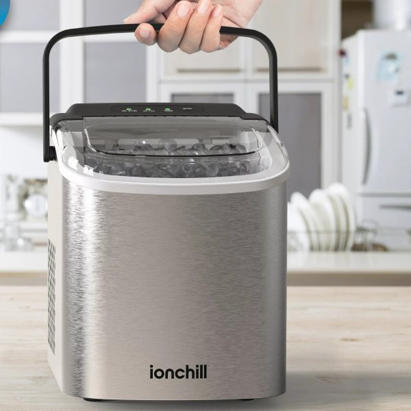 Ionchill 便携式快速制冰机 24小时可制冰26磅 夏天必备