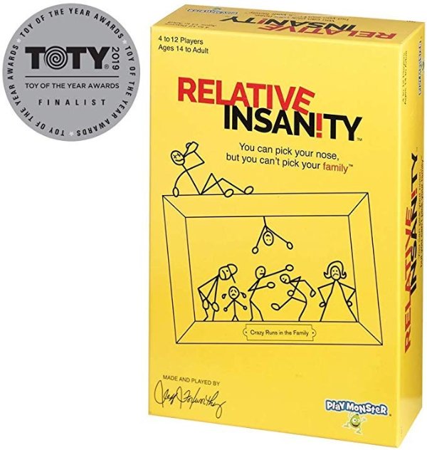 Relative Insanity Party Game About Crazy Relatives -- Made & played by Comedian Jeff Foxworthy
