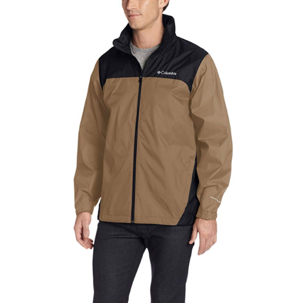 Men's Glennaker Lake Front-Zip Rain Jacket with Hideaway Hood