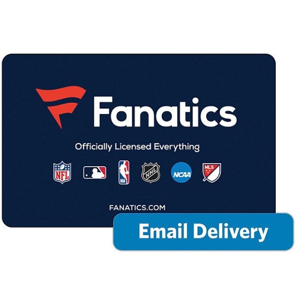 Fanatics $100 电子礼卡