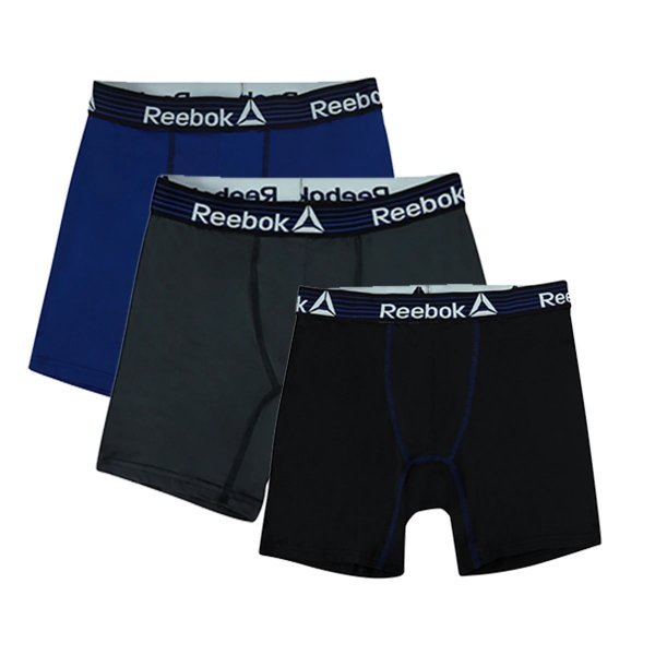 Men's Performance Anti-Microbial Boxer Briefs 3-Pack