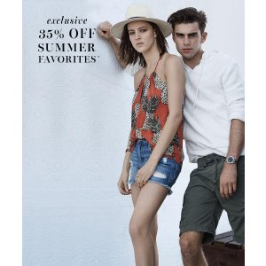 Summer Favorites + Free Shipping @ Lucky Brand Jeans