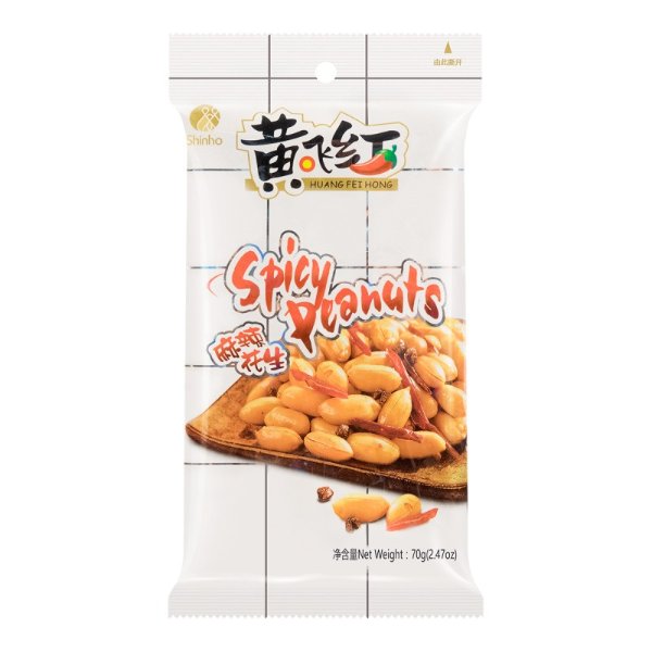 HUANG FEI HONG Spicy Peanuts 70g