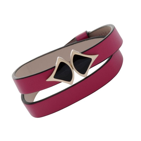 Bvlgari Diva leather wrap bracelet size: S 283111