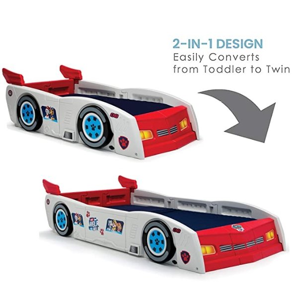 Nick Jr. PAW Patroller Toddler and Twin Car Bed by Delta Children