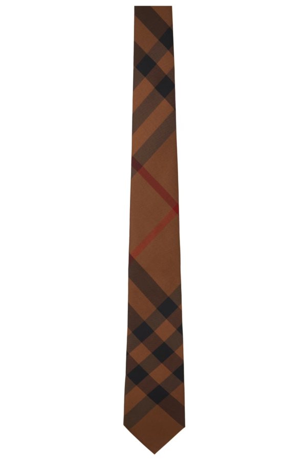 Brown Chec领带