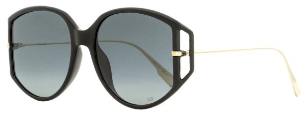 Women's Butterfly Sunglasses Direction 2 8071I Black/Gold 54mm