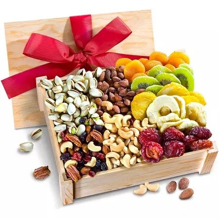 Healthy Indulgence Dried Fruit & Nuts Gift Crate - Sam's Club