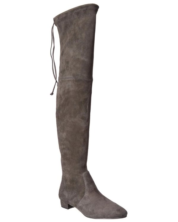 Genna 25 Suede Over-The-Knee Boot