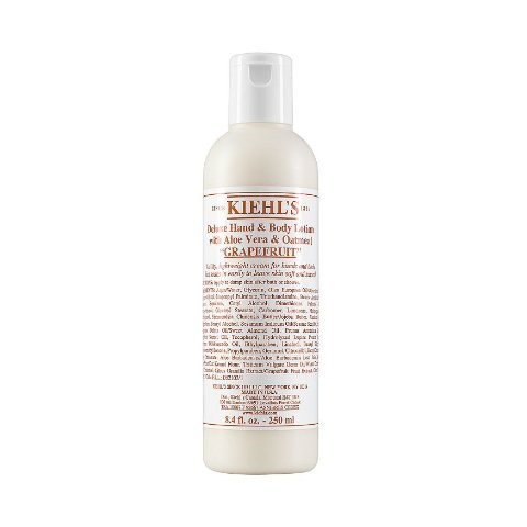 Kiehl sDeluxe Hand & Body Lotion with Aloe Vera & Oatmeal in Grapefruit 8.4 oz.
