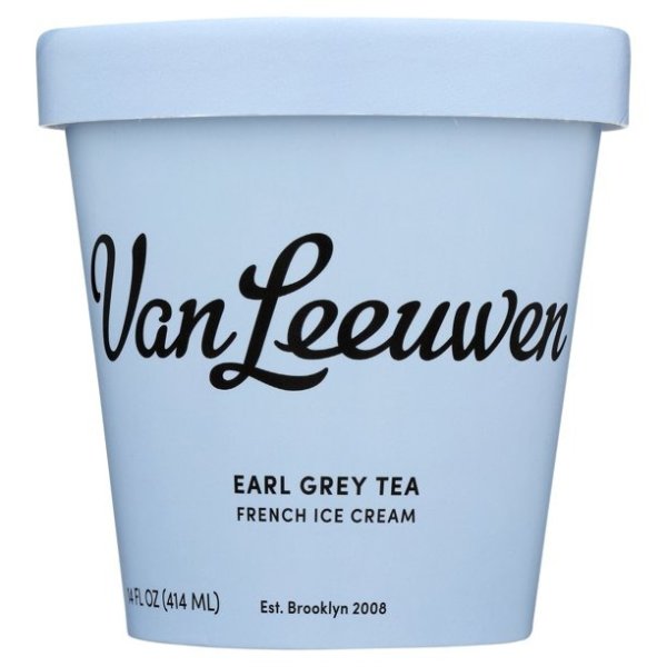 Van Leeuwen Earl Grey Tea French Ice Cream, 14 oz, 6 Count