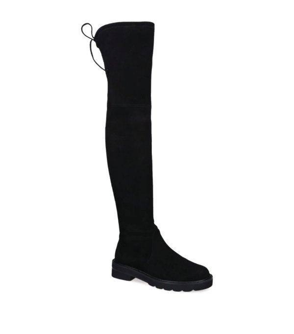 Sale | Stuart Weitzman Suede Lowland Lift Over-The-Knee Boots 35 | Harrods US