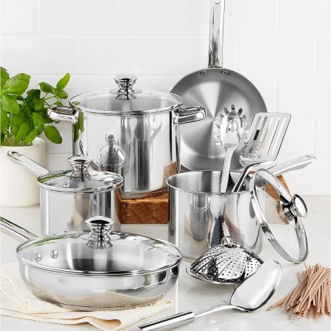 Tools of the Trade$100 off $200Stainless Steel 13-Pc. Cookware Set, Created for Macy s
