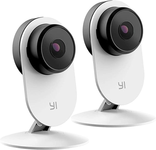 2pc Smart Security Camera 3, AI-Powered 1080p Home Camera System IP Cam 
