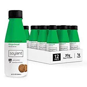 Soylent 姜饼口味植物蛋白代餐奶昔 14oz 12瓶